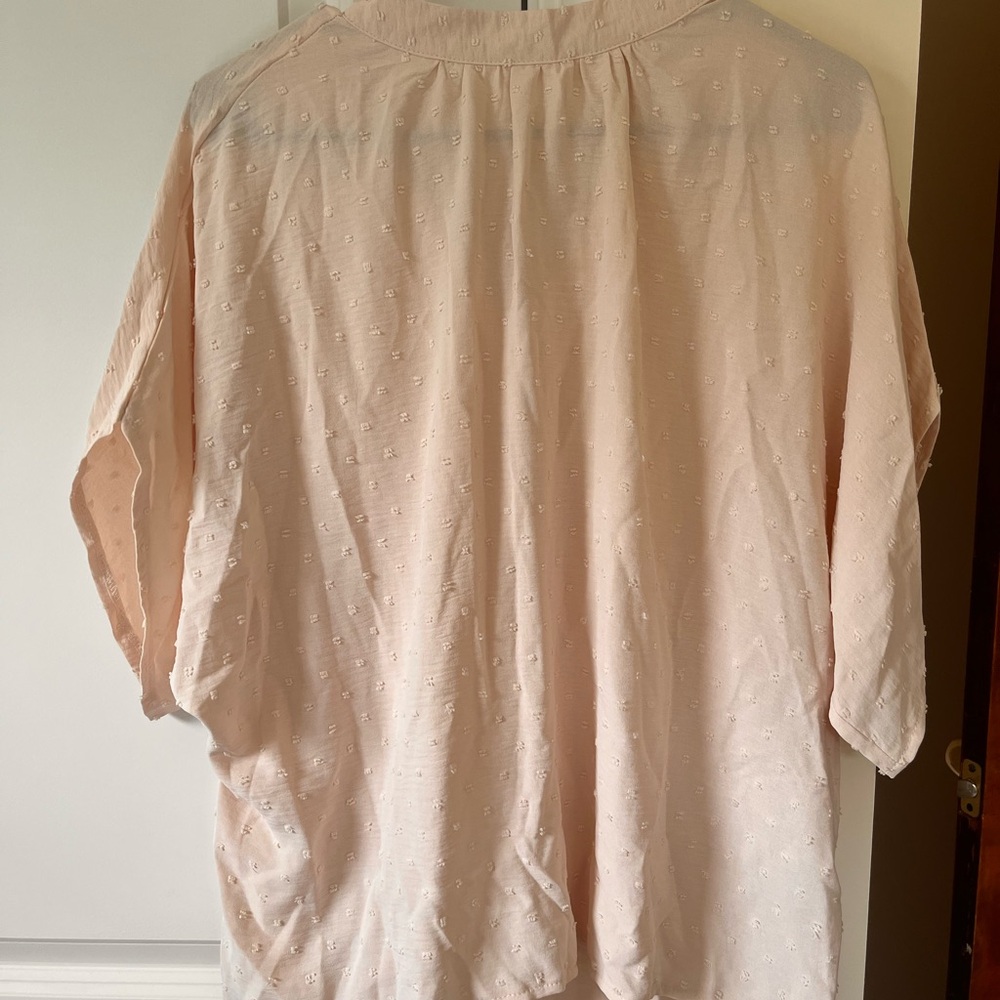 SHEIN Light Pink Blouse